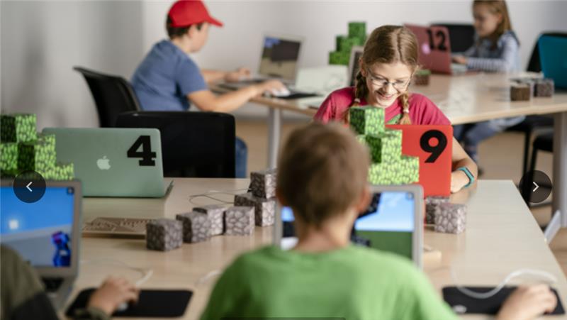 Minecraft-Stadt bauen